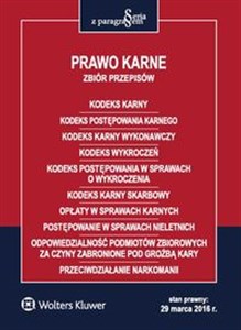 Obrazek Prawo karne Zbiór przepisów