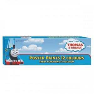 Obrazek Farby plakatowe Tomek i przyjaciele 12 kolorów