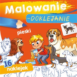 Obrazek Pieski. Malowanie-doklejanie