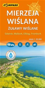 Picture of Mierzeja Wiślana mapa laminowana Żuławy Wiślane