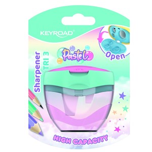 Picture of Temperówka plastikowa KEYROAD potrójna z pojemnikiem