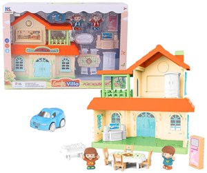 Picture of Domek dla lalek willa z akcesoriami