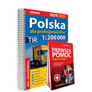 Obrazek Polska dla profesjonalistów atlas samochodowy+instrukcja pierwszej pomocy 1:200 000