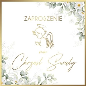 Picture of Zaproszenia Chrzest (10szt)