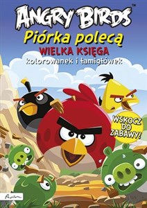 Obrazek Angry Birds Piórka polecą Wielka księga kolorowanek i łamigłówek