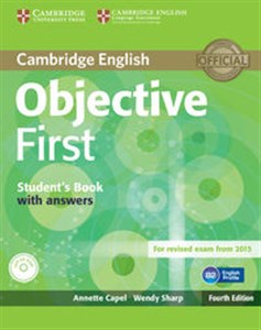 Obrazek Objective First Student's Book with Answers + CD