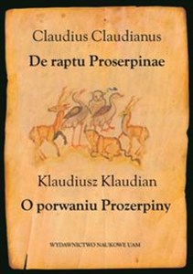 Obrazek Klaudian De raptu Proserpinae