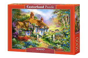 Obrazek Puzzle Forest Cottage 3000