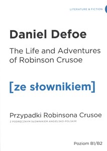 Obrazek Przypadki Robinsona Crusoe wersja angielska z podręcznym słownikiem