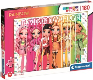 Obrazek Puzzle 180 super kolor Rainbow High 29775