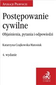Postępowan... - Katarzyna Czajkowska-Matosiuk -  books from Poland