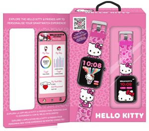 Obrazek Smartwatch z Bluetooth Hello Kitty 12 funkcji i aplikacja Hello Kitty HK50264
