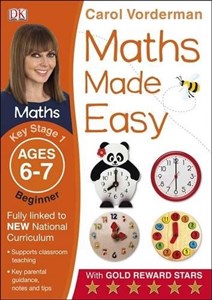 Obrazek Maths Made Easy Ages 6-7 Key Stage 1 Beginner (Made Easy Workbooks)