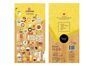 Picture of Naklejki ozdobne Jedzenie Przekąski