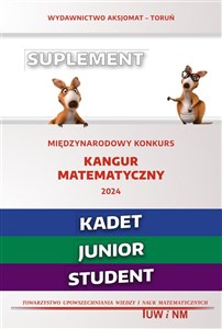 Picture of Matematyka z wesołym kangurem Kangur matematyczny 2024 Suplement (Kadet/Junior/Student)