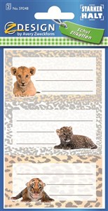 Obrazek Naklejki na książki i zeszyty - Tygrys