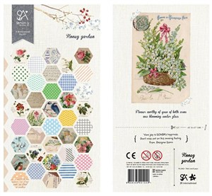 Picture of Naklejki ozdobne Ogród Heksagon