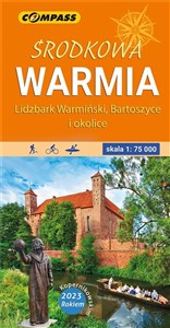 Picture of Środkowa Warmia mapa laminowana Lidzbark Warmiński, Bartoszyce i okolice