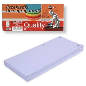 Obrazek Przekładki do segregatora 100szt lavender