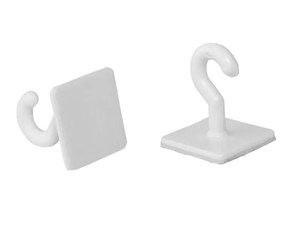 Obrazek Haczyki samoprzylepne plastikowe 20szt