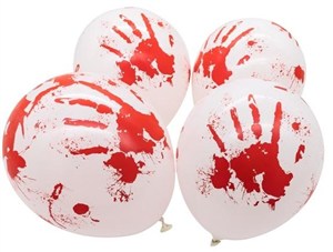 Picture of Balon lateksowy Halloween-krew 27,5cm 4szt