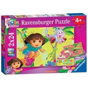 Obrazek Puzzle Dora w dżungli 2x24
