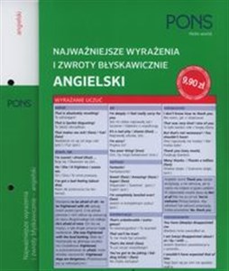 Picture of Błyskawicznie zwroty i wyrażenia angielskie