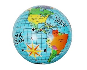Picture of Piłka globus 23 cm