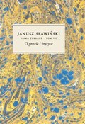 O prozie i... - Janusz Sławiński -  books in polish 