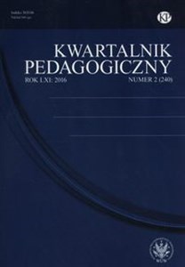 Picture of Kwartalnik Pedagogiczny 2/2016