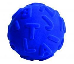 Picture of Piłka alfabet duże literki kolor niebieski