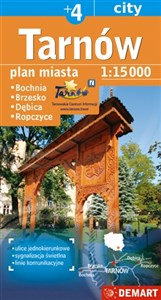 Obrazek Tarnów plus 4 plan miasta 1:15 000