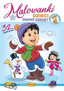 Picture of Dzieci - zimowe zabawy. Malowanki