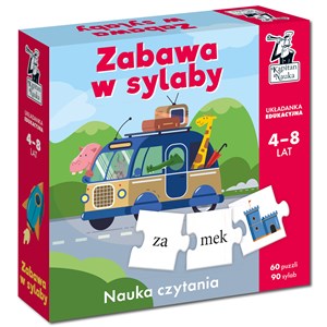 Picture of Zabawa w sylaby. Układanka edukacyjna (4-8 lat). Kapitan Nauka
