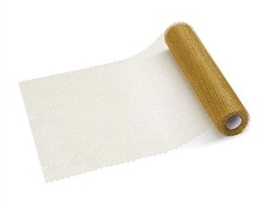 Obrazek Bieżnik siatka złoty 0,36x9m