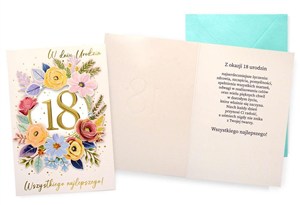 Picture of Karnet Urodziny 18