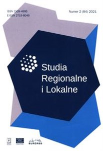Picture of Studia Regionalne i Lokalne 2 (84) 2021