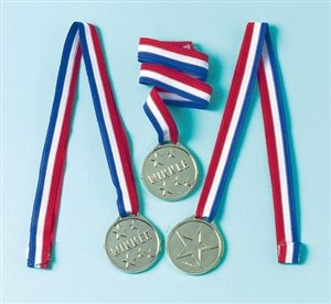 Obrazek Medal plastikowy 10,5x4,4cm