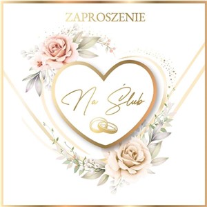 Obrazek Zaproszenie Ślub (5szt)