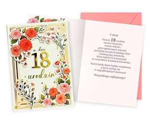 Picture of Karnet Urodziny 18