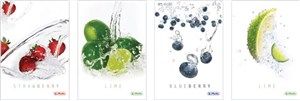 Picture of Notatnik szkolny A5/50K kratka Fresh Fruit (10szt)