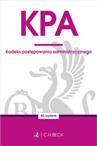 Picture of KPA. Kodeks postępowania administracyjnego wyd