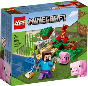 Obrazek LEGO Minecraft Zasadzka Creepera 21177