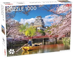 Obrazek Puzzle Cherry Blossoms in Himeji 1000