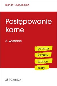 Picture of Postępowanie karne Pytania Kazusy Tablice Testy