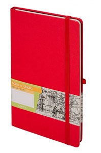 Obrazek Notes A5 Romantyzm gładki czerwony