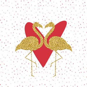 Picture of KARNET KW WALENTYNKI FLAMINGI