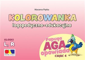 Picture of Kolorowanka Papuga Aga opowiada cz.4 - L, R