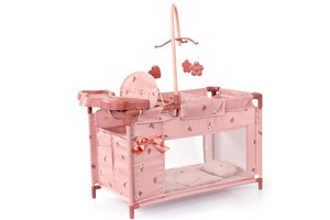 Obrazek Łóżeczko wieloosobowe 46cm różowe