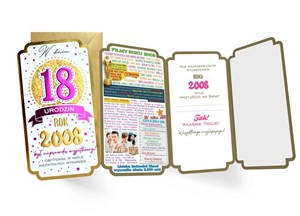 Picture of Karnet Urodziny 18
